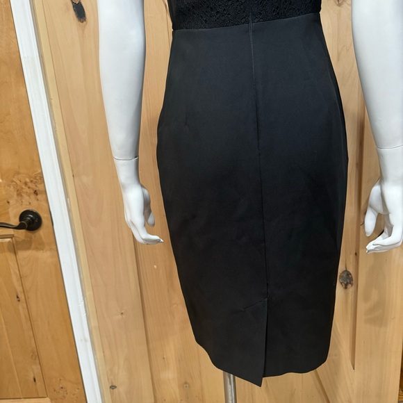 Reiss Casablanca Black Mini Cocktail Lace Dress Size 4 Sheath Dress - Picture 8 of 16